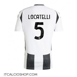 Juventus Manuel Locatelli #5 Prima Maglia 2024-25 Manica Corta